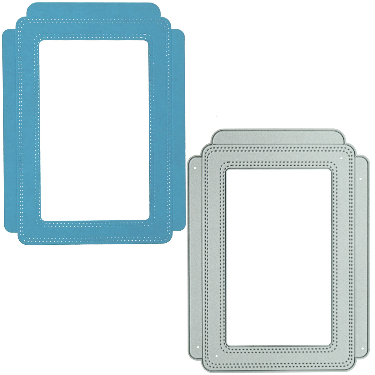 Leatherwork Art - Fustelle in metallo per scrapbooking Cornice