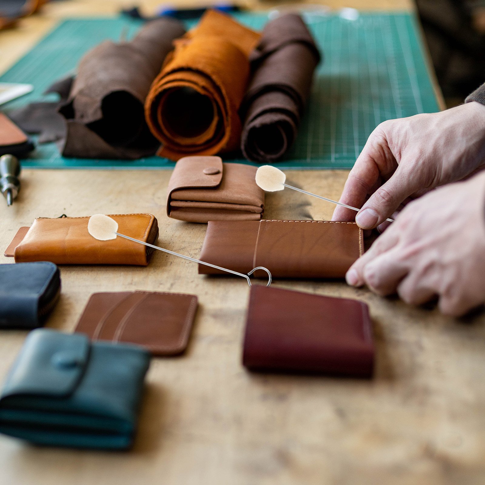 Leatherwork Art - 10 Pezzi Applicatori di Tintura in