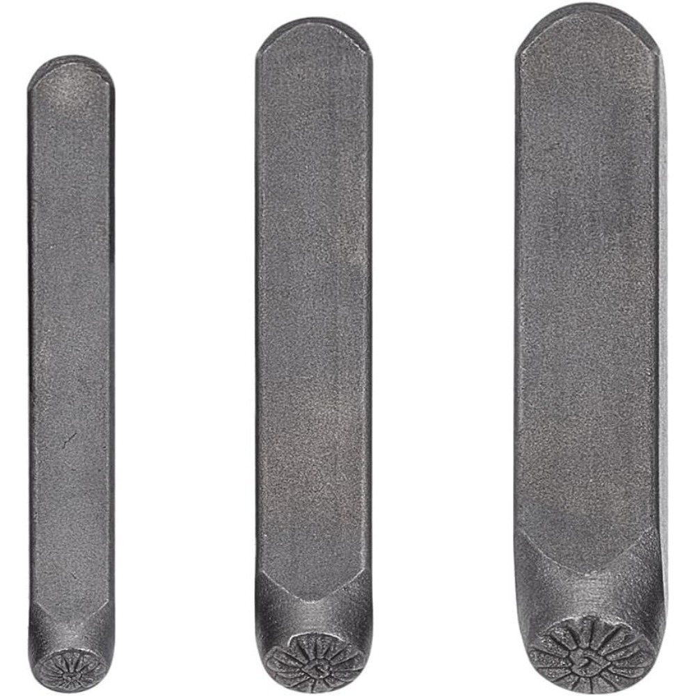 Leatherwork Art - Set di 3 Punzoni in Metallo