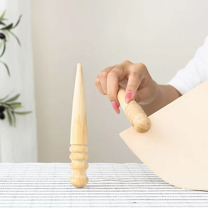 Leatherwork Craft - 1 Pezzo Utensile Artigianale in Legno