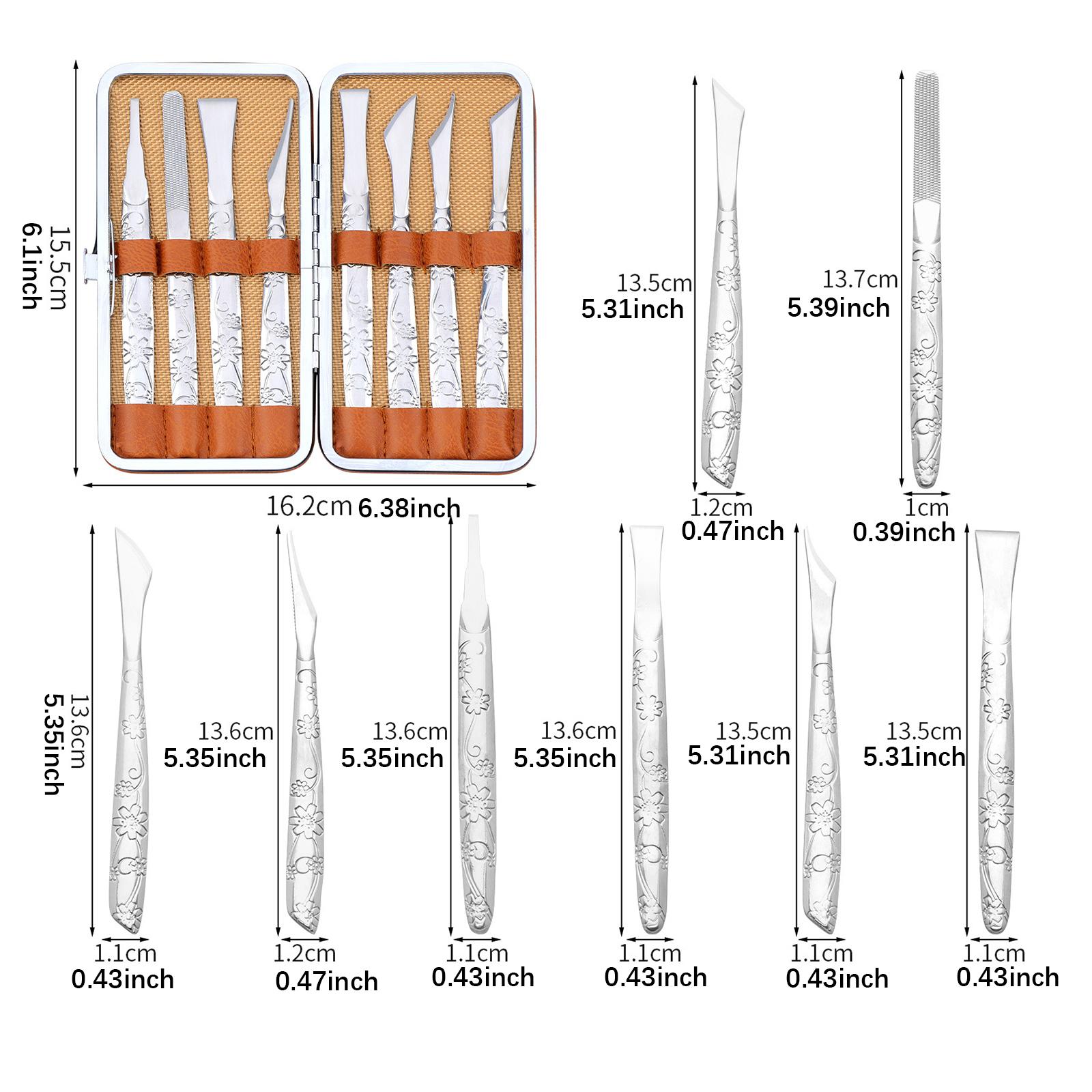 Leatherwork Art - 8 coltelli per intagliare la pelle