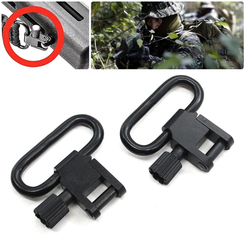Belt Buckle Blank - QD Sling Girevole a Due Punti