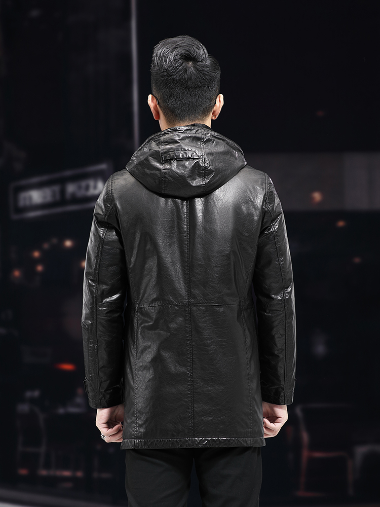 Cappotto invernale da uomo cal - Leather Work Jacket With Hood recensione e prezzo