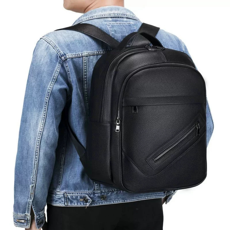 Zaino per Laptop in Vera Pelle - Leather Work Rucksack Mens recensione e prezzo
