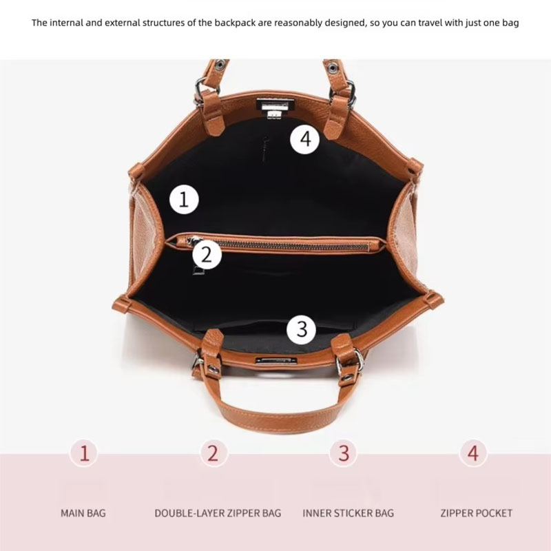 Borsa a Tracolla da Donna di G - Leather Work Bag Women recensione e prezzo