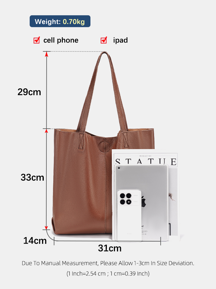 Borsa a Spalla Grande Capacità - Leather Work Bag Women recensione e prezzo