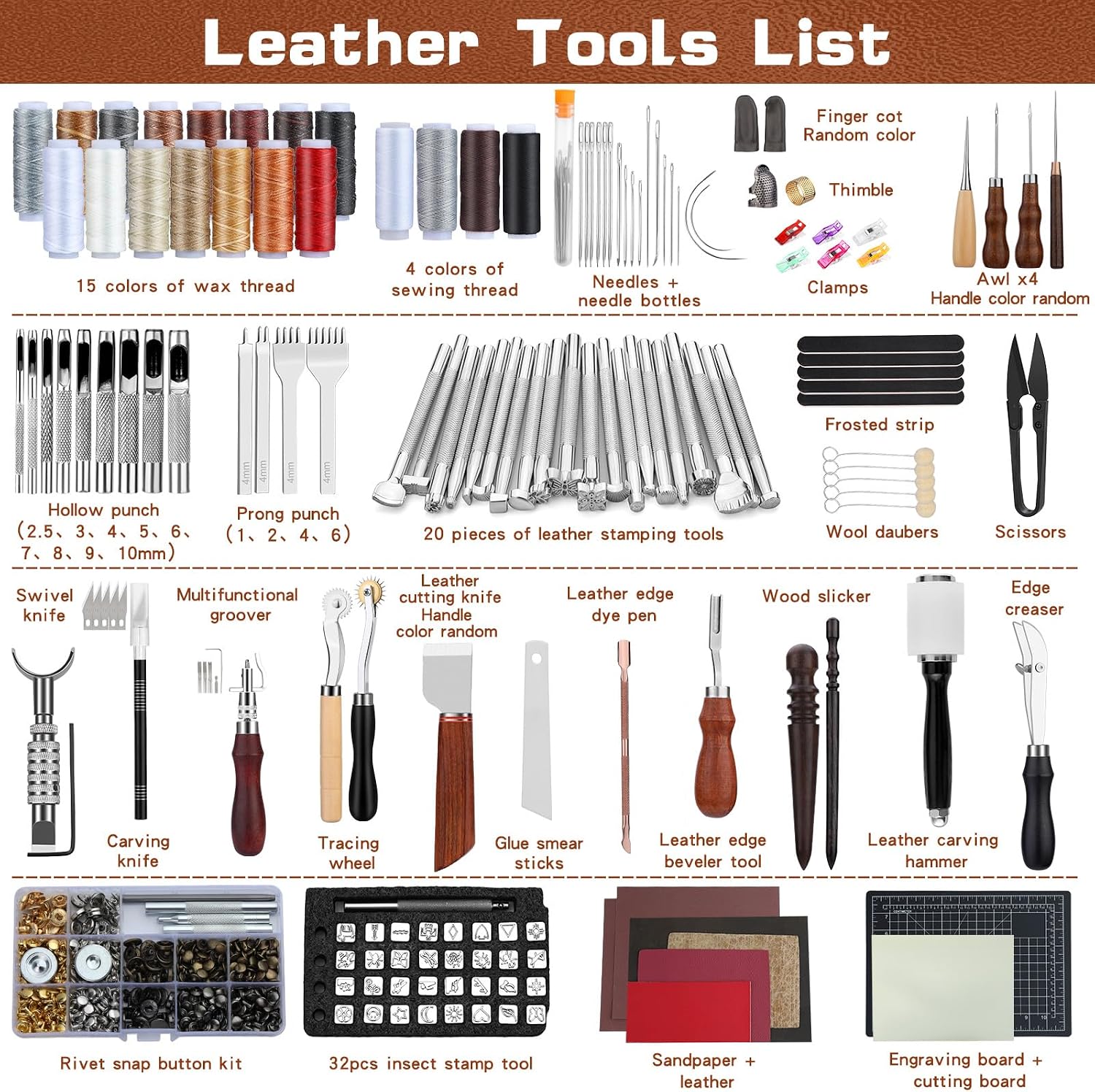 Kit Professionale per Lavorazi - Leatherwork Craft recensione e prezzo