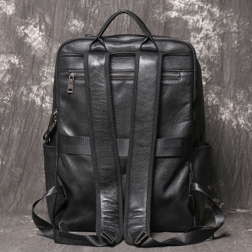 Zaino in Vera Pelle Nera per U - Leather Work Rucksack Mens recensione e prezzo