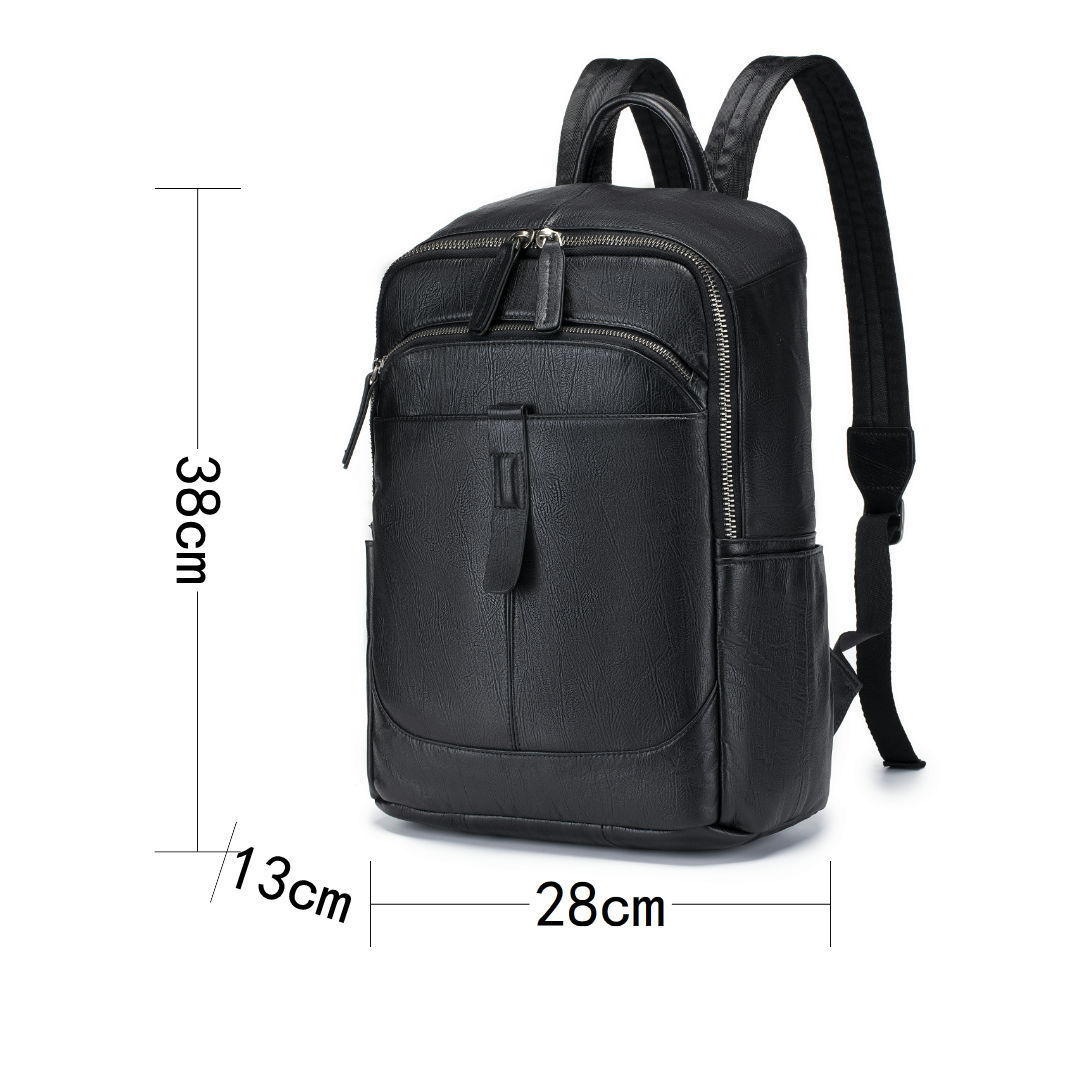 Zaino in Vera Pelle Nera per U - Leather Work Rucksack Mens recensione e prezzo