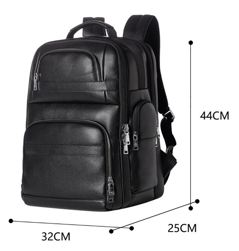 Luufan zaino in vera pelle con - Leather Work Rucksack Mens recensione e prezzo