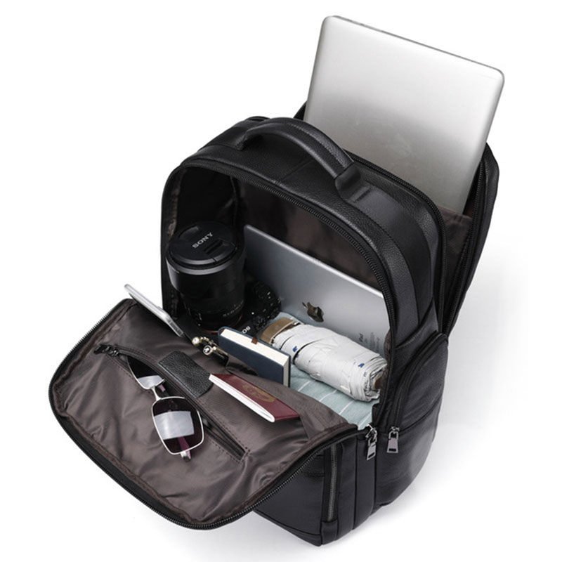 Luufan zaino in vera pelle con - Leather Work Rucksack Mens recensione e prezzo