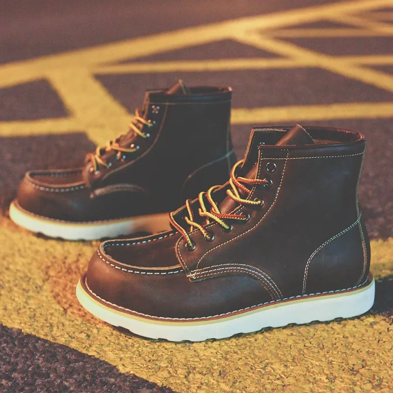 Stivali da uomo in vera pelle  - Leatherworking Equipment recensione e prezzo