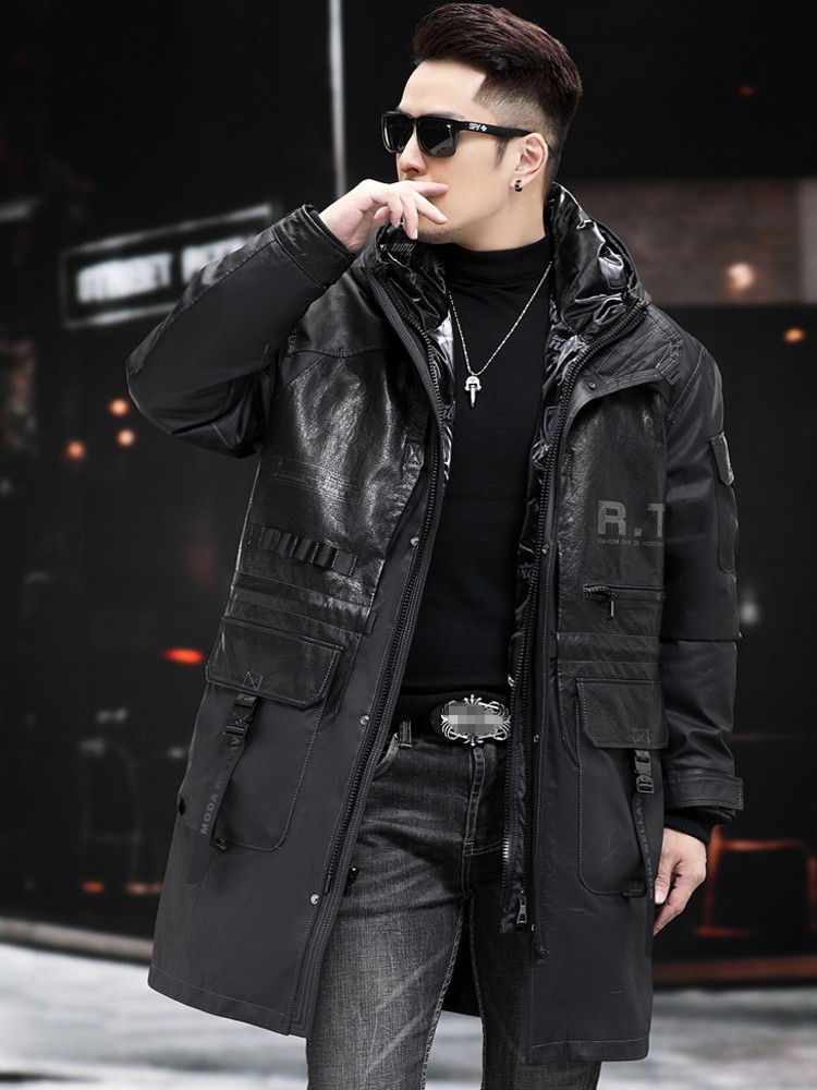 Cappotto invernale in vera pel - Leather Work Jacket With Hood recensione e prezzo