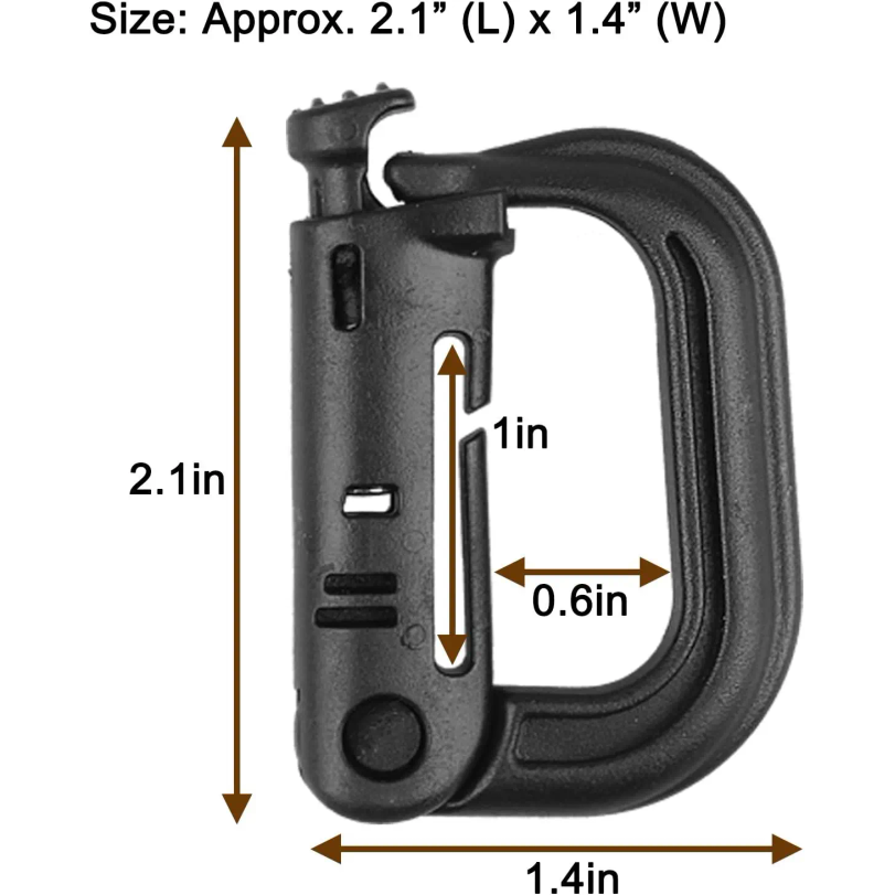 5 Pezzi Moschettone Tattico in - Belt Buckle Blank recensione e prezzo