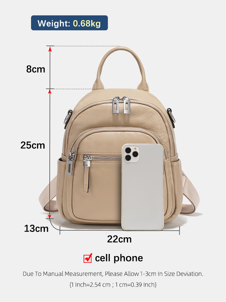 Zency Zaino piccolo in vera pe - Leather Work Bag Women recensione e prezzo