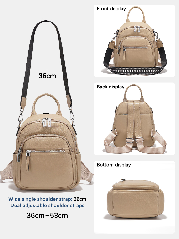 Zency Zaino piccolo in vera pe - Leather Work Bag Women recensione e prezzo
