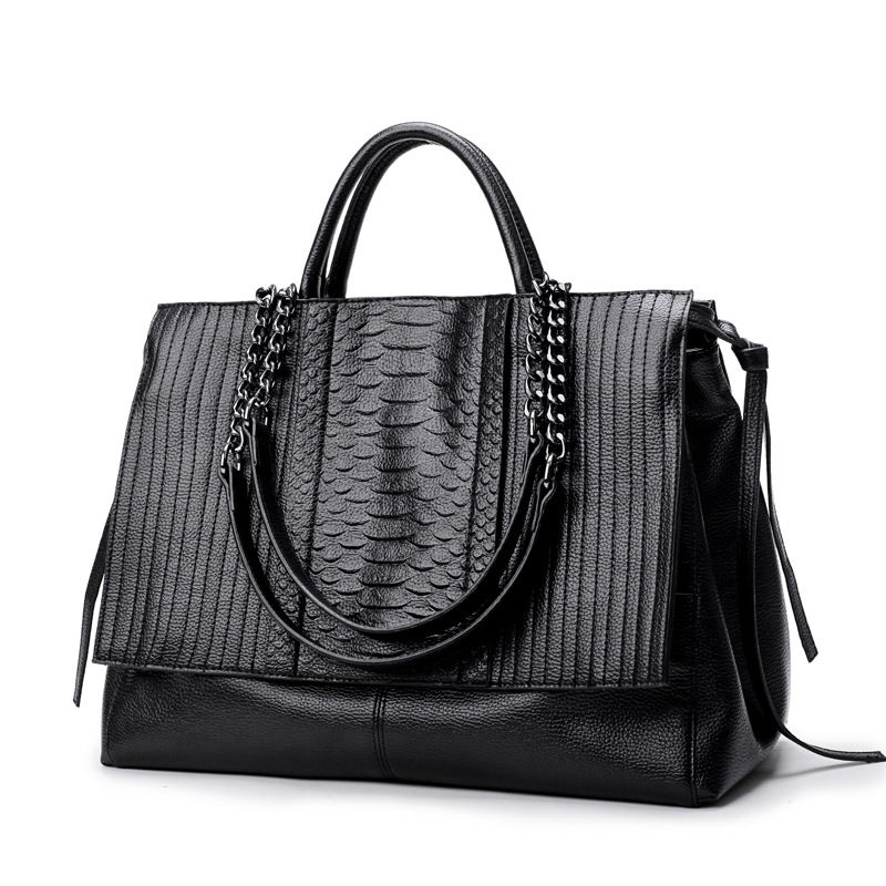 Elegante borsa tote con cernie - Leather Work Bag Women recensione e prezzo
