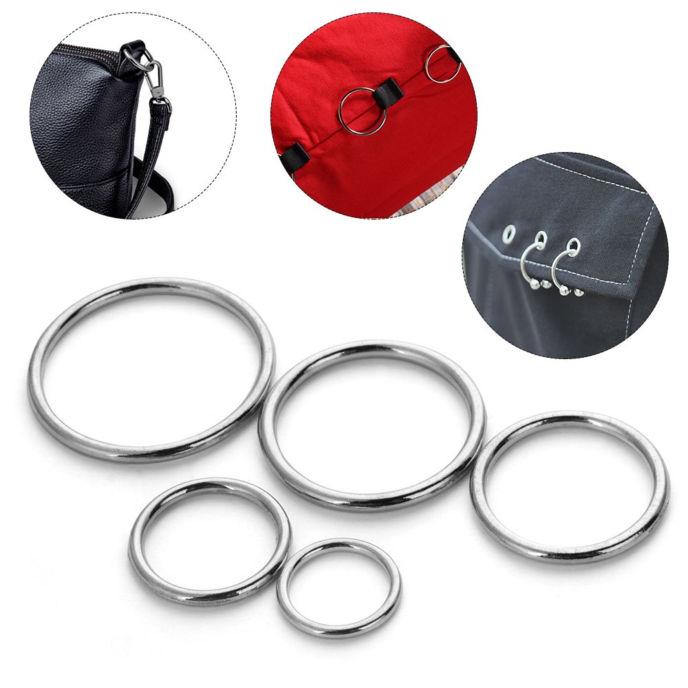10 pz metallo O Ring argento o - Belt Buckle Blank recensione e prezzo