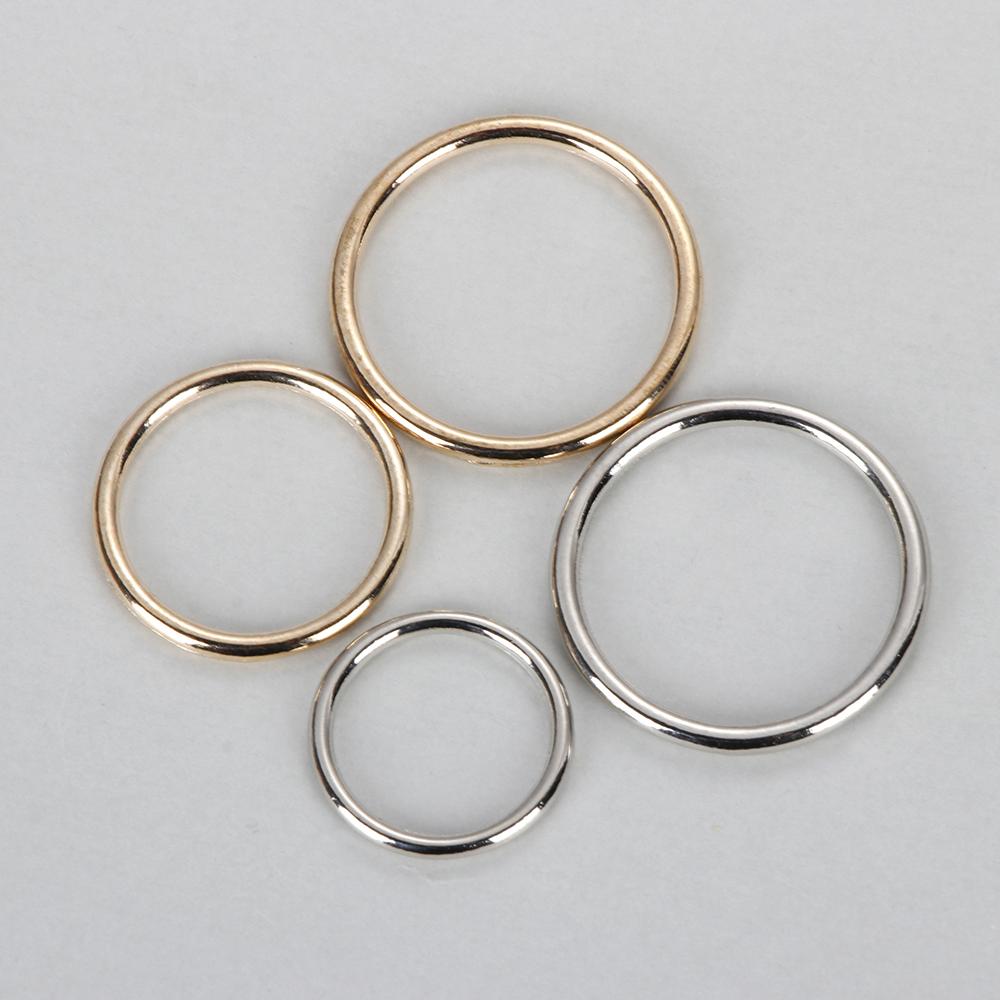 10 pz metallo O Ring argento o - Belt Buckle Blank recensione e prezzo