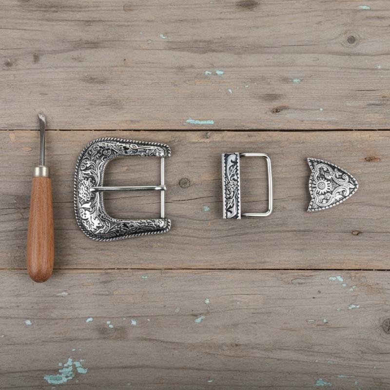 Set di tre fibbie per cintura  - Belt Buckle Blank recensione e prezzo