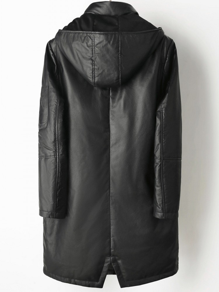 Piumino invernale da uomo in v - Leather Work Jacket With Hood recensione e prezzo