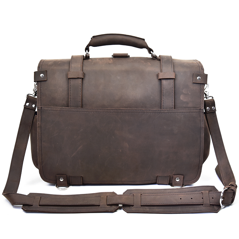 Zaino per Laptop da uomo in pe - Leather Work Rucksack Mens recensione e prezzo
