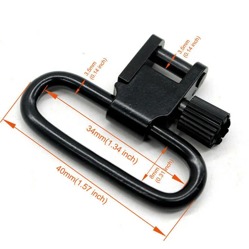 QD Sling Girevole a Due Punti  - Belt Buckle Blank recensione e prezzo